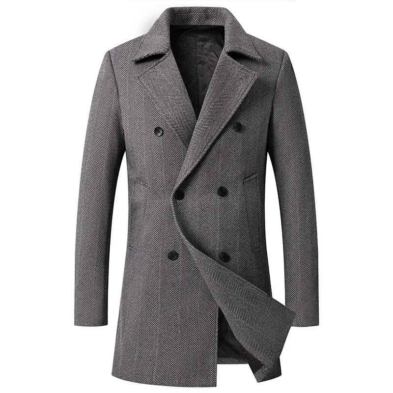 Elevate Your Wardrobe with the THÉODORE™ Luxurious Wool Overcoat