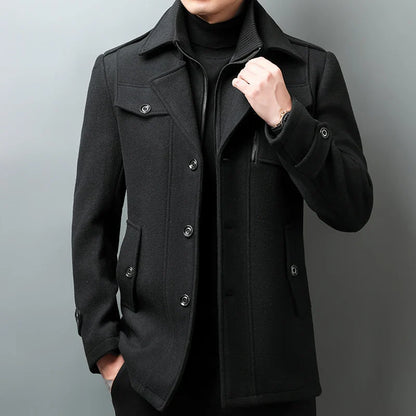 Stylish LUCIANO™ Long Coat for Trendsetters