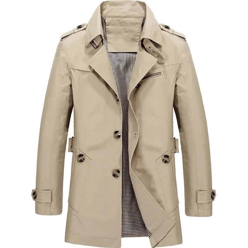 Chic FINACHI Trench Coat for Timeless Style