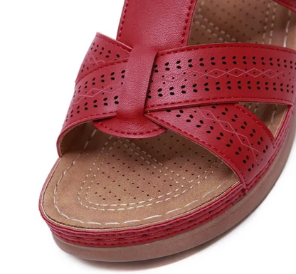 Elevate Your Comfort with Sarai™ | Supportive Arch Walking Sandals