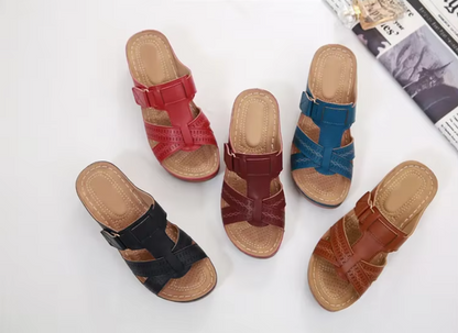 Elevate Your Comfort with Sarai™ | Supportive Arch Walking Sandals