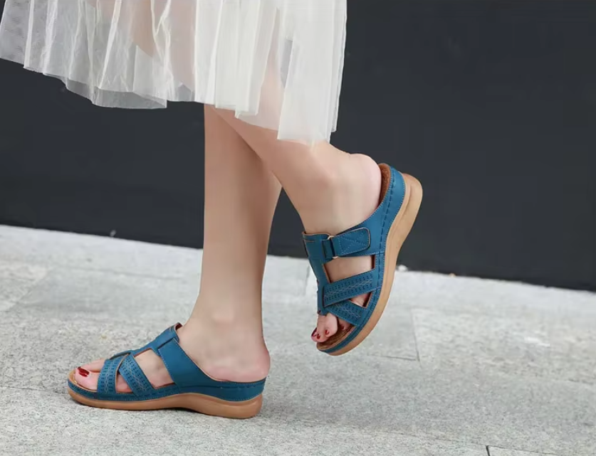 Elevate Your Comfort with Sarai™ | Supportive Arch Walking Sandals