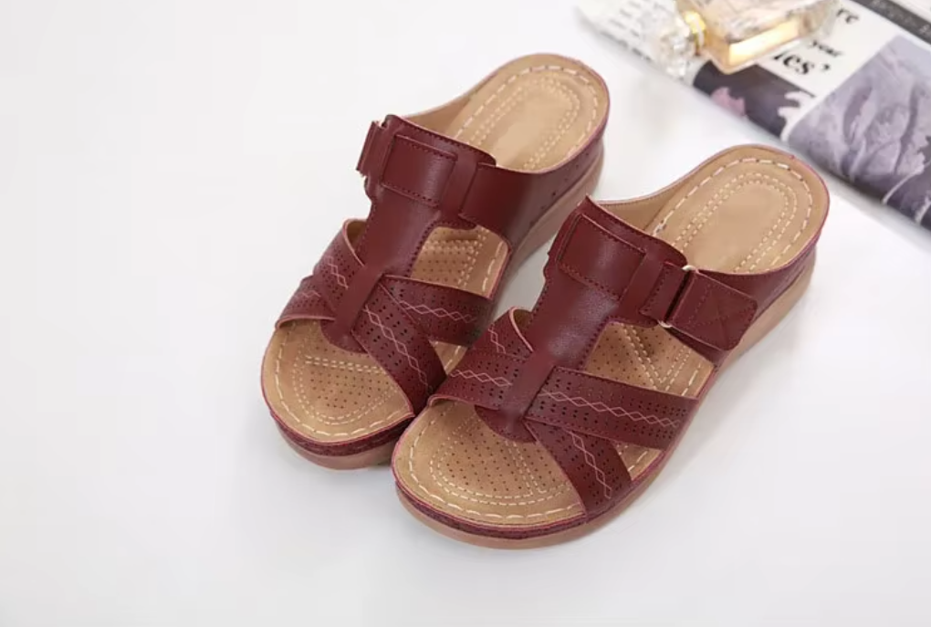 Elevate Your Comfort with Sarai™ | Supportive Arch Walking Sandals