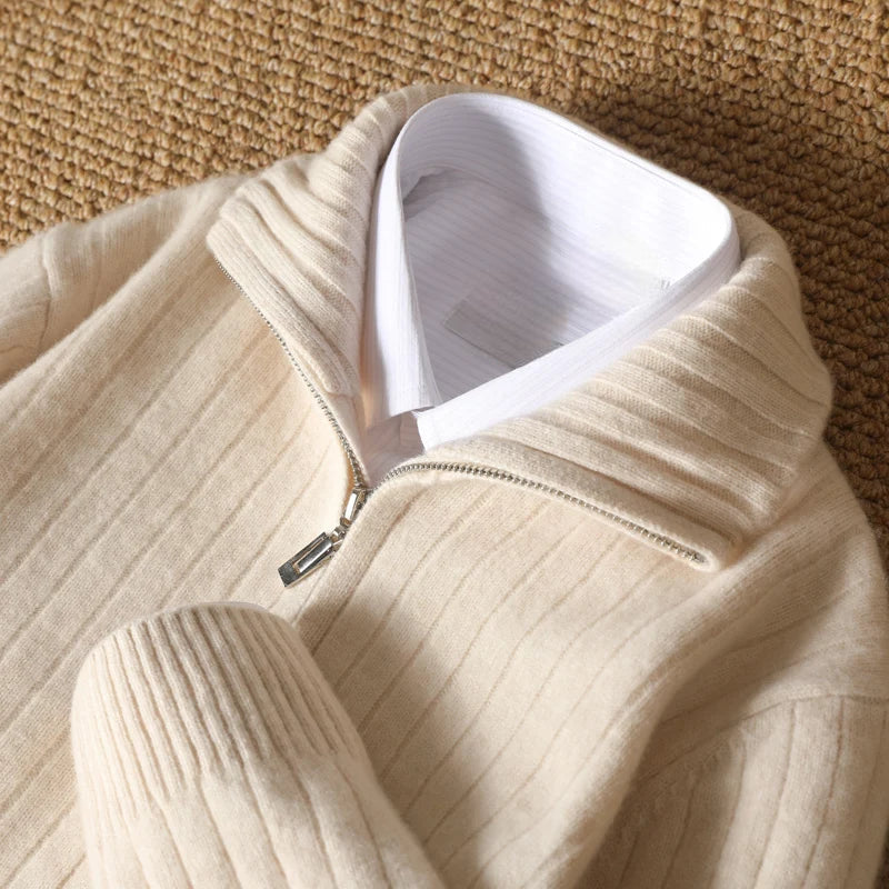 Luxurious Monaco Cashmere Knit Sweater