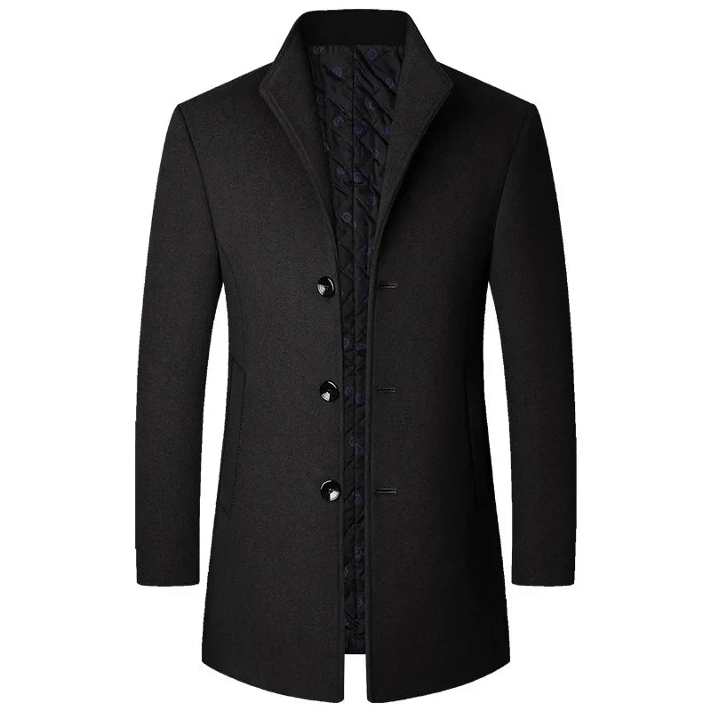 Luxurious MONSO™ Wool Overcoat for Ultimate Style and Comfort