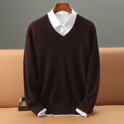 Luxurious Onyx Cashmere Sweater