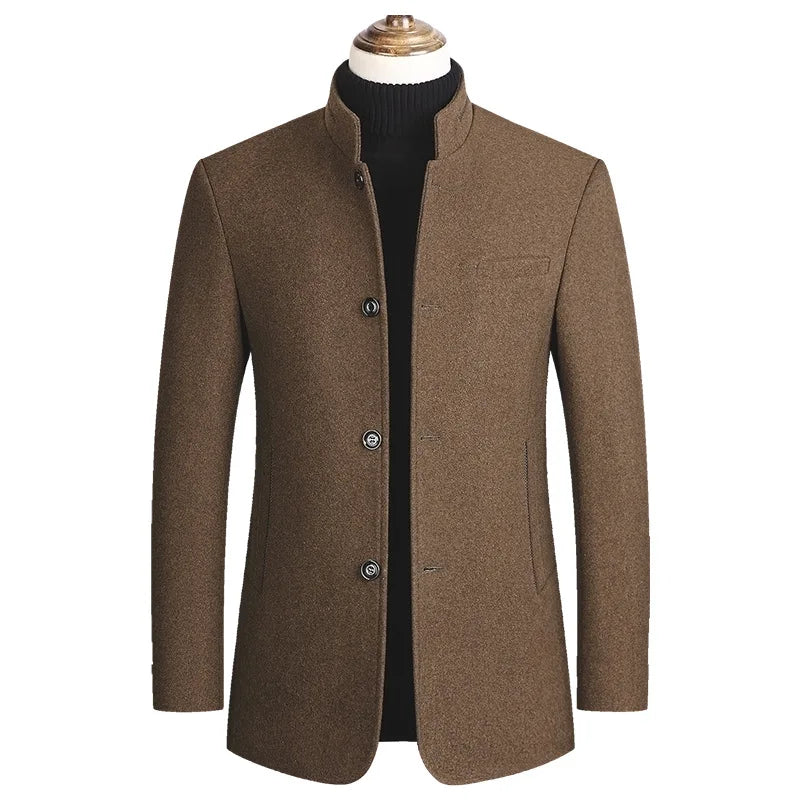 Elegant FABRIZIO™ Luxe Wool Overcoat