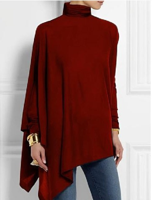 Alice™ - Asymmetrical and Elegant Fleece Top for Women