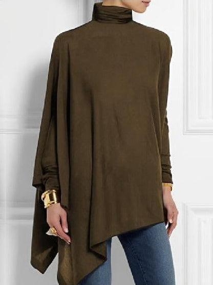 Alice™ - Asymmetrical and Elegant Fleece Top for Women