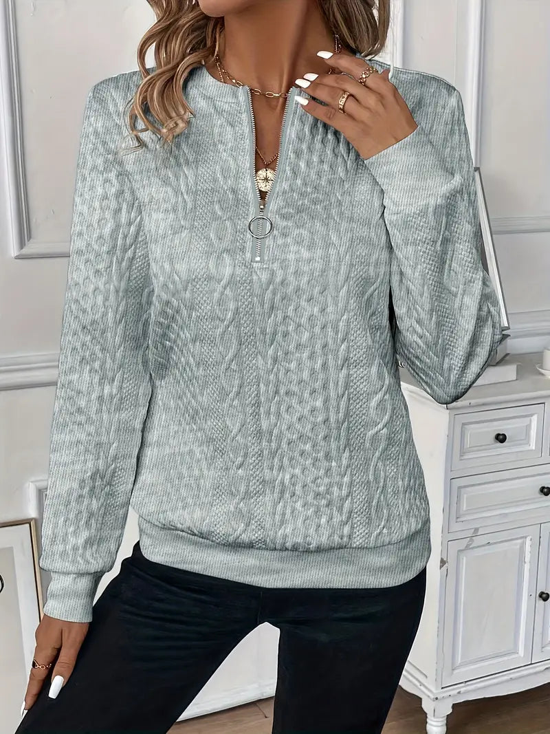 Brielle | Chic Zip-Up Sweater