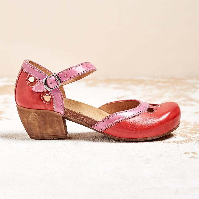 Amalia™ | Comfortable Orthopedic Sandals with Stylish Low Heel