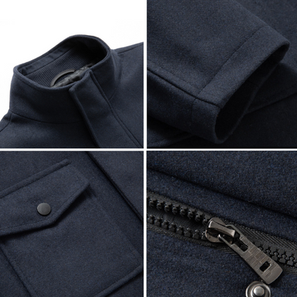 Elegant Salvatore™ Wool Overcoat for Timeless Style