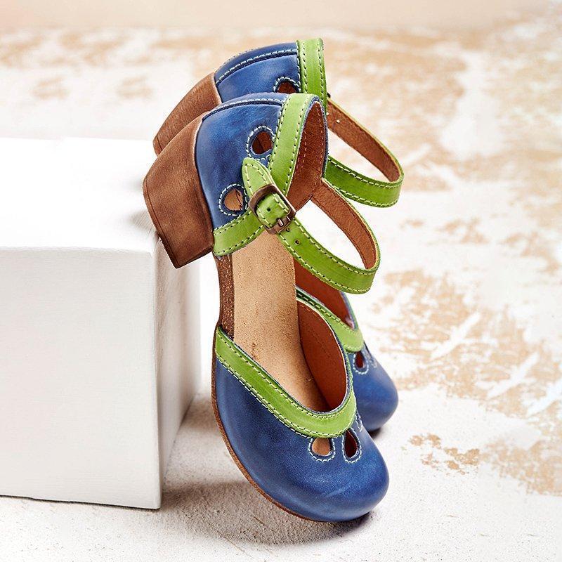 Amalia™ | Comfortable Orthopedic Sandals with Stylish Low Heel