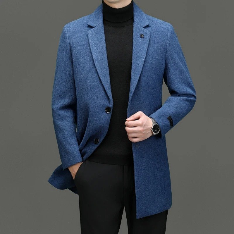 Luxurious SILVIO™ Wool Overcoat for Effortless Elegance