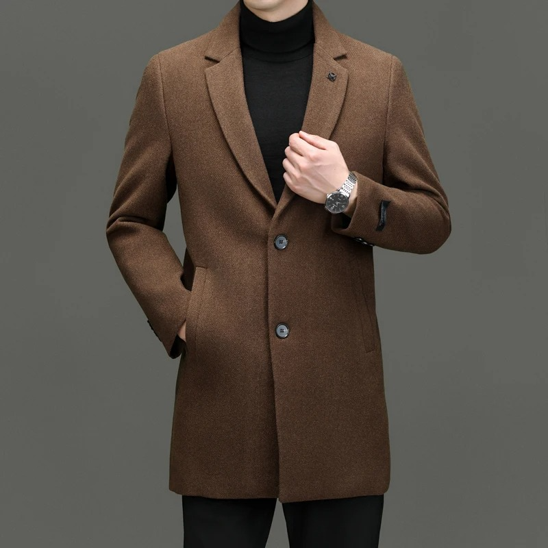 Luxurious SILVIO™ Wool Overcoat for Effortless Elegance