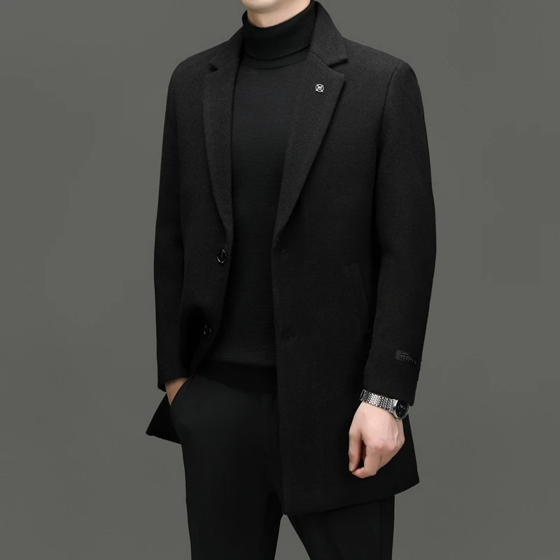 Luxurious SILVIO™ Wool Overcoat for Effortless Elegance