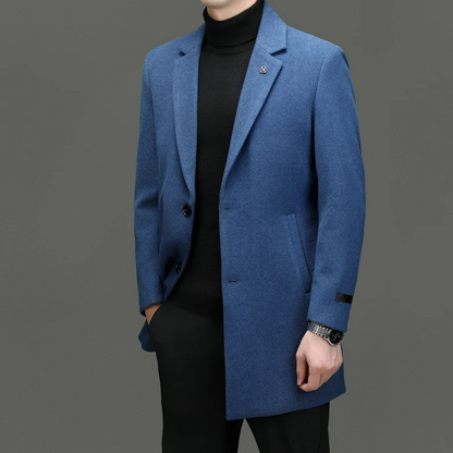 Luxurious SILVIO™ Wool Overcoat for Effortless Elegance