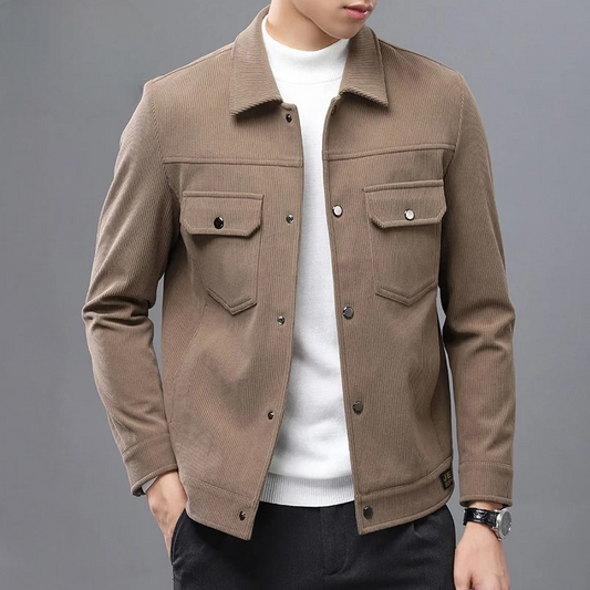 Stylish AMORI Corduroy Jacket for Trendy Comfort