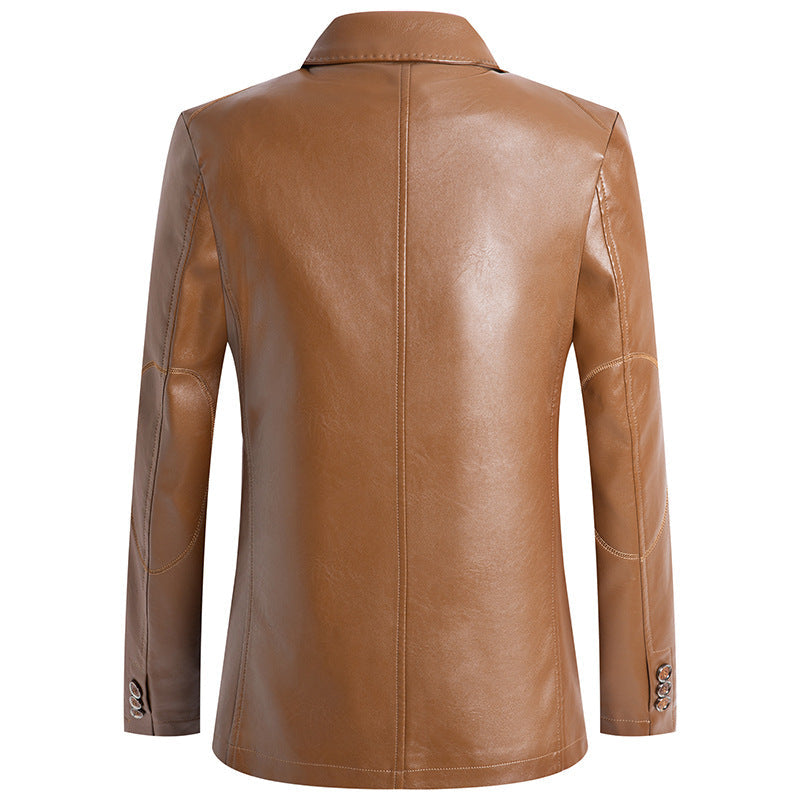 Luxurious Richy Leather Blazer for a Stylish Edge