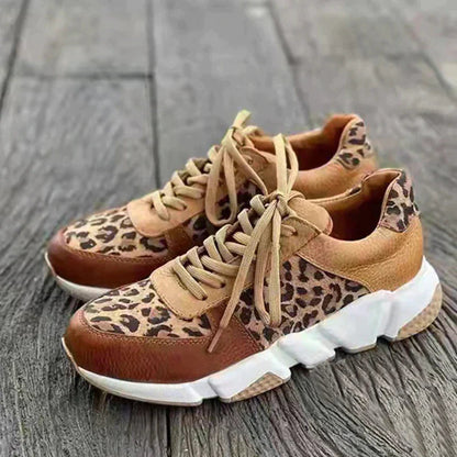 Stylish Leopard Print Orthopedic Sneakers by Melissa