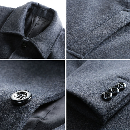 Sophisticated ADRIAN™ Classic Wool Overcoat