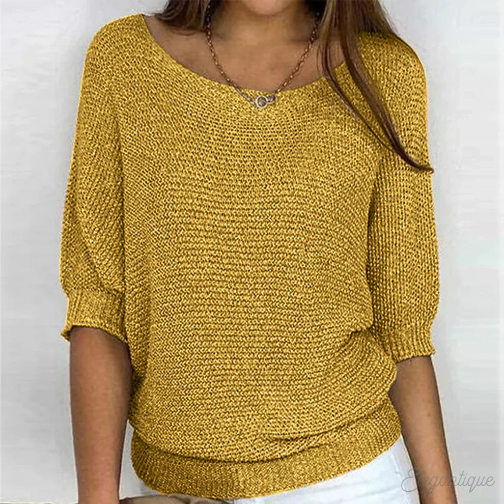 Julie™ - Elegant Pullover in Premium Wool